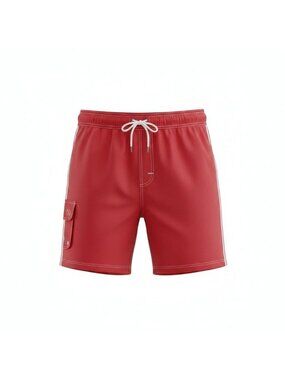Original Watermen Mens Red Swim Trunks With Blue Liner & Pocket Size XL Set Of 3
